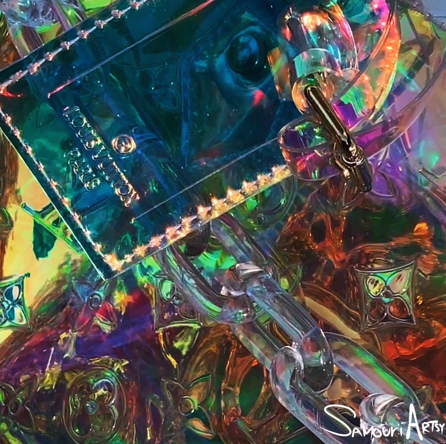 LUXURY IN A FRAME OF LUSTING BLISS " ART PRINT "